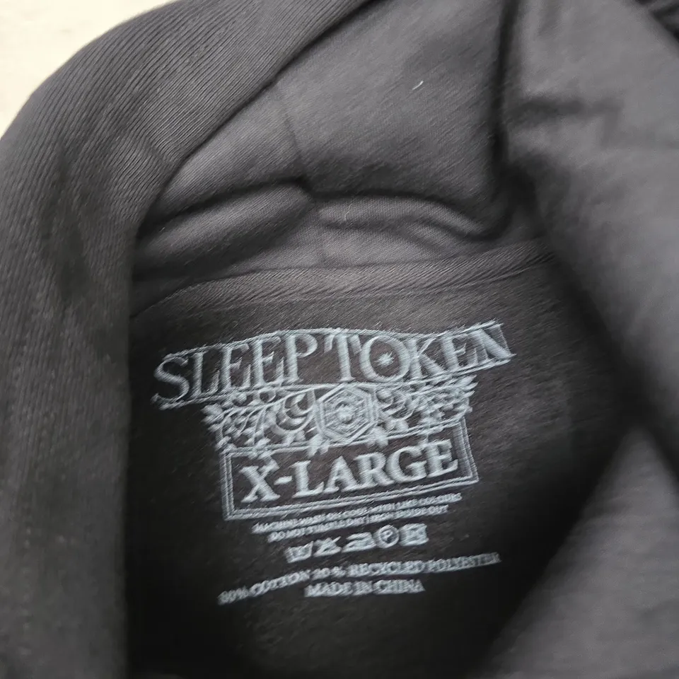 SLEEP TOKEN HOODIE – BLACK, XL