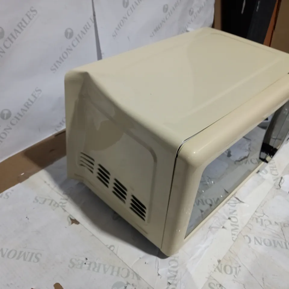 SWAN RETRO 800W MICROWAVE - CREAM