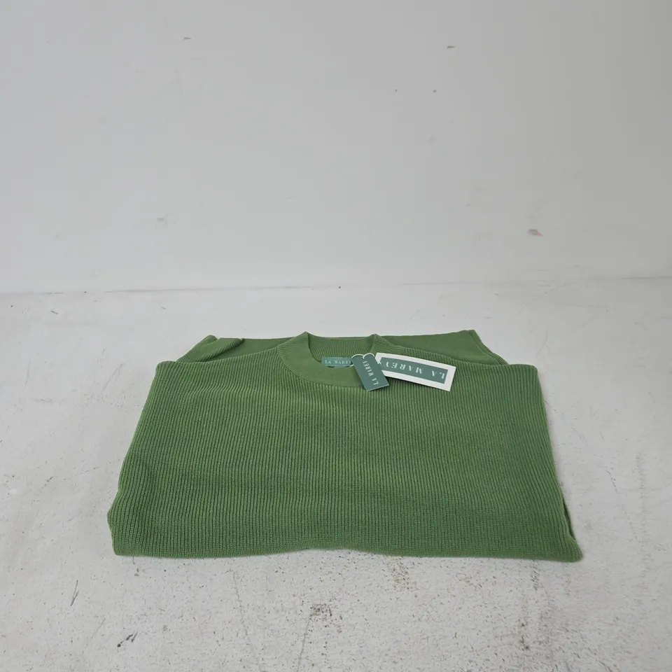 BOX OF APPROXIMATELY 45 ASSORTED CLOTHING ITEMS TO INCLUDE: LA MAREY JUMPER