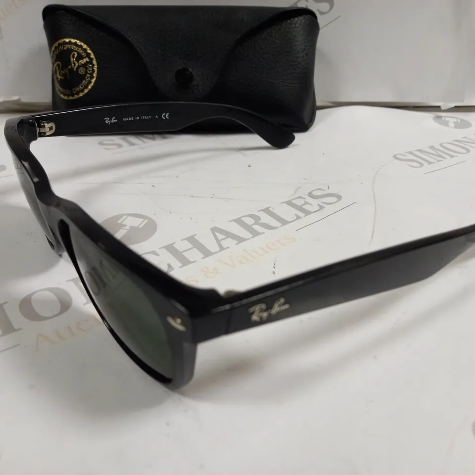 RAY-BAN RB2132 NEW WAYFARER BLACK SUNGLASSES 