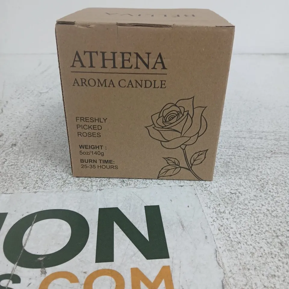 BELLIVA ATHENA AROMA CANDLE – FRESHLY PICKED ROSES, 5OZ (140G)