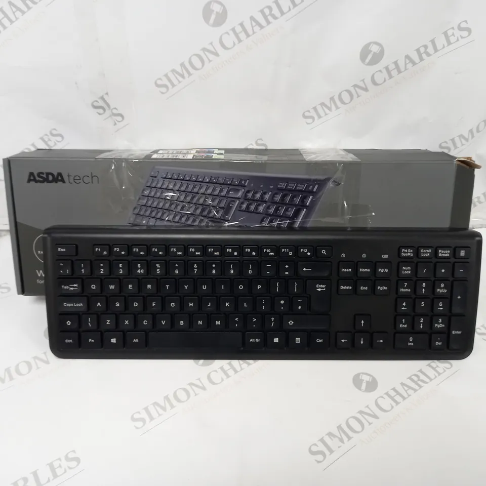 2 X BOXED WIRELESS SILENT COMPUTER KEYBOARD 
