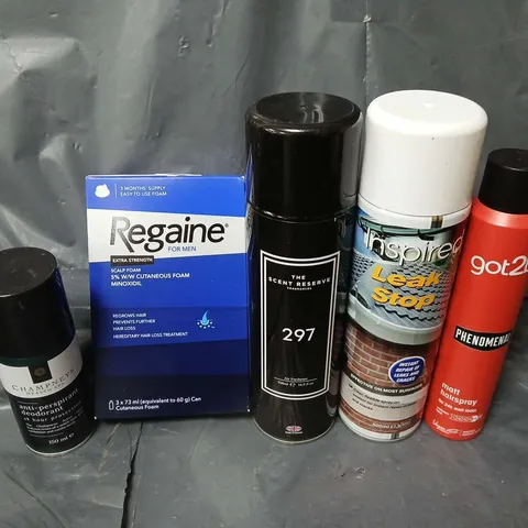 APPROXIMATELY 20 ASSORTED AEROSOLS TO INCLUDE IGOT2B PHENOMENAL MATT HAIRSPRAY, INSPIRED LEAK STOP, THE SCENT RESERVE 297 AIRFRESHNER, ETC - COLLECTION ONLY