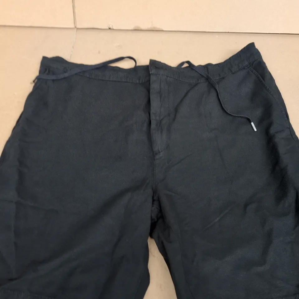 ALL SAINTS SHORTS BLACK SIZE XL