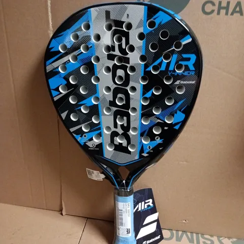BABOLAT AIR V-INNER PADEL RACKET – UNIQ, BLUE/BLACK