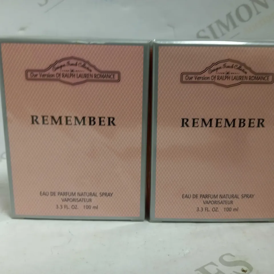 LOT OF 12 DFC REMEMBER EDP 100ML
