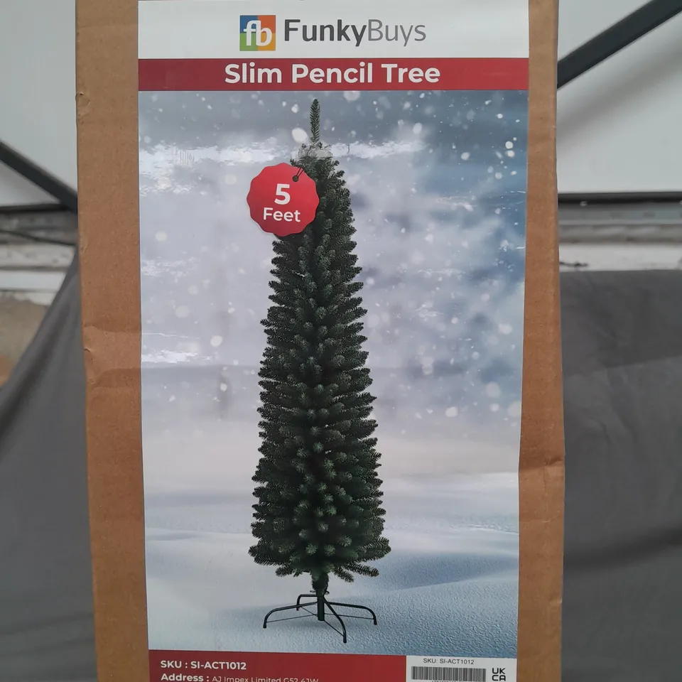 BOXED 5FT SLIM PENCIL TREE