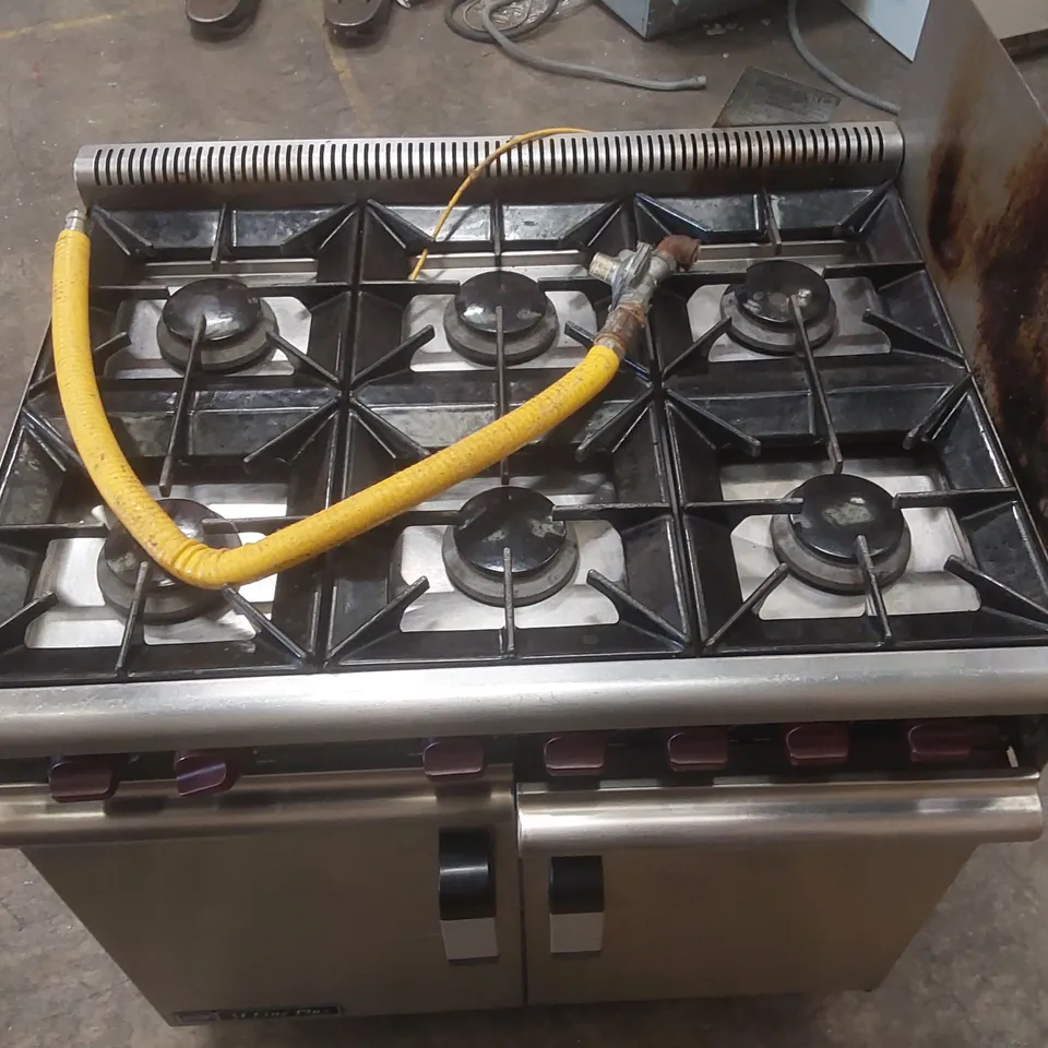 MOORWOOD VULCAN ML90R COMMERCIAL 6 BURNER RANGE