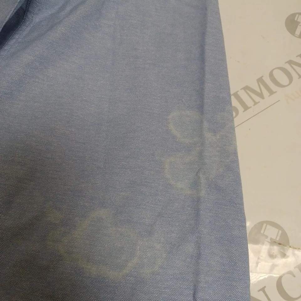 LYLE AND SCOTT SHORT SLEEVE SHIRT - BLUE - XL.