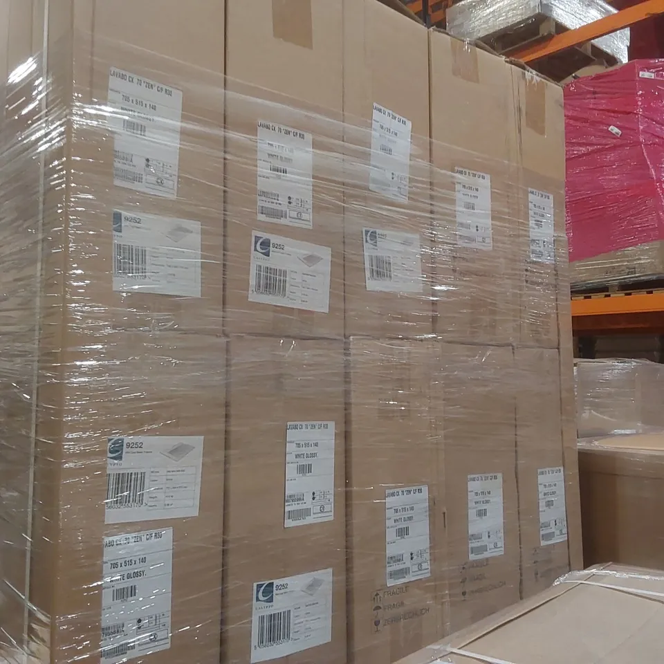 PALLET CONTAINING APPROXIMATELY 19x CALYPSO BASINS