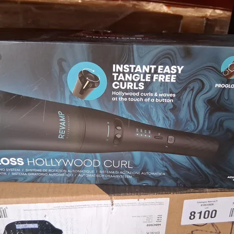 BOXED REVAMP PROGLOSS HOLLYWOOD CURL AUTOMATIC ROTATING SYSTEM