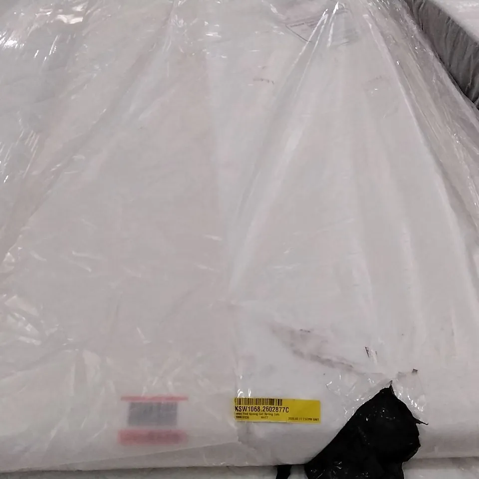 QUALITY BAGGED CREWS FIRST SPRUNG COIL 130 X 70CM MATTRESS 