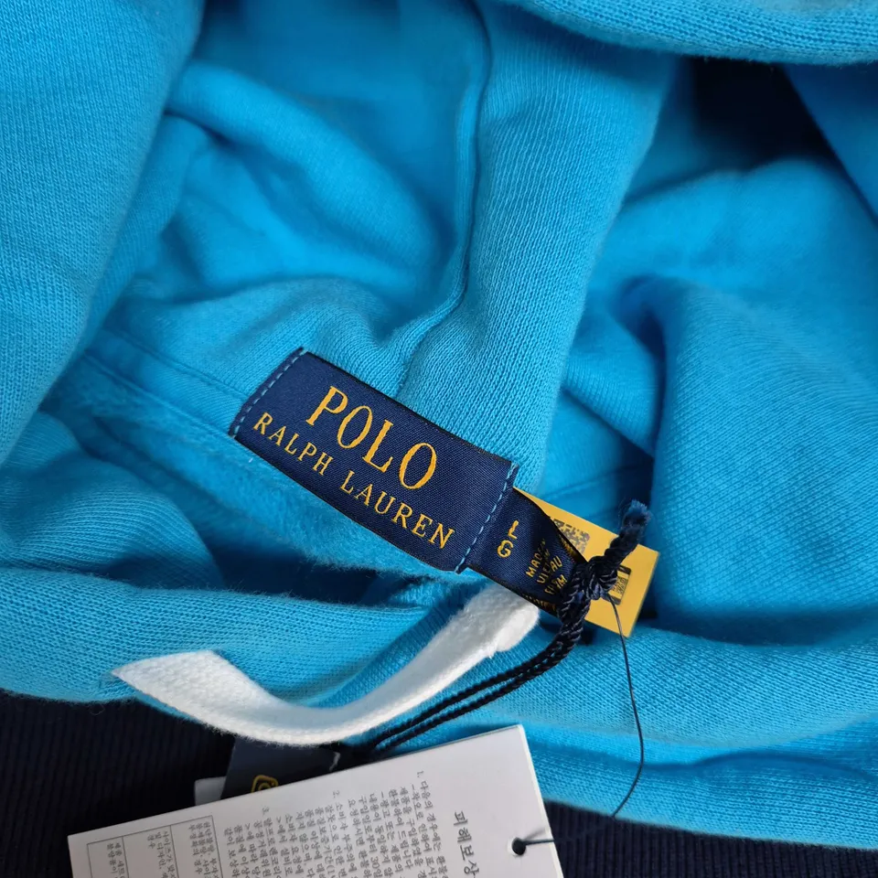 POLO RALPH LAUREN AUSTRALIAN OPEN HOODIE IN BLUE MULTI - LARGE