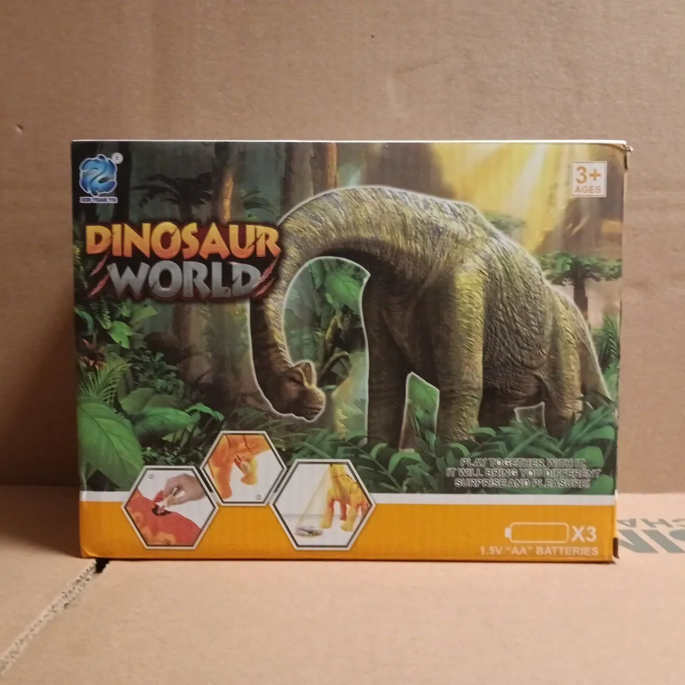 BOXED DINOSAUR WORLD ELECTRIC FUNCTION BRACHIOSAURUS