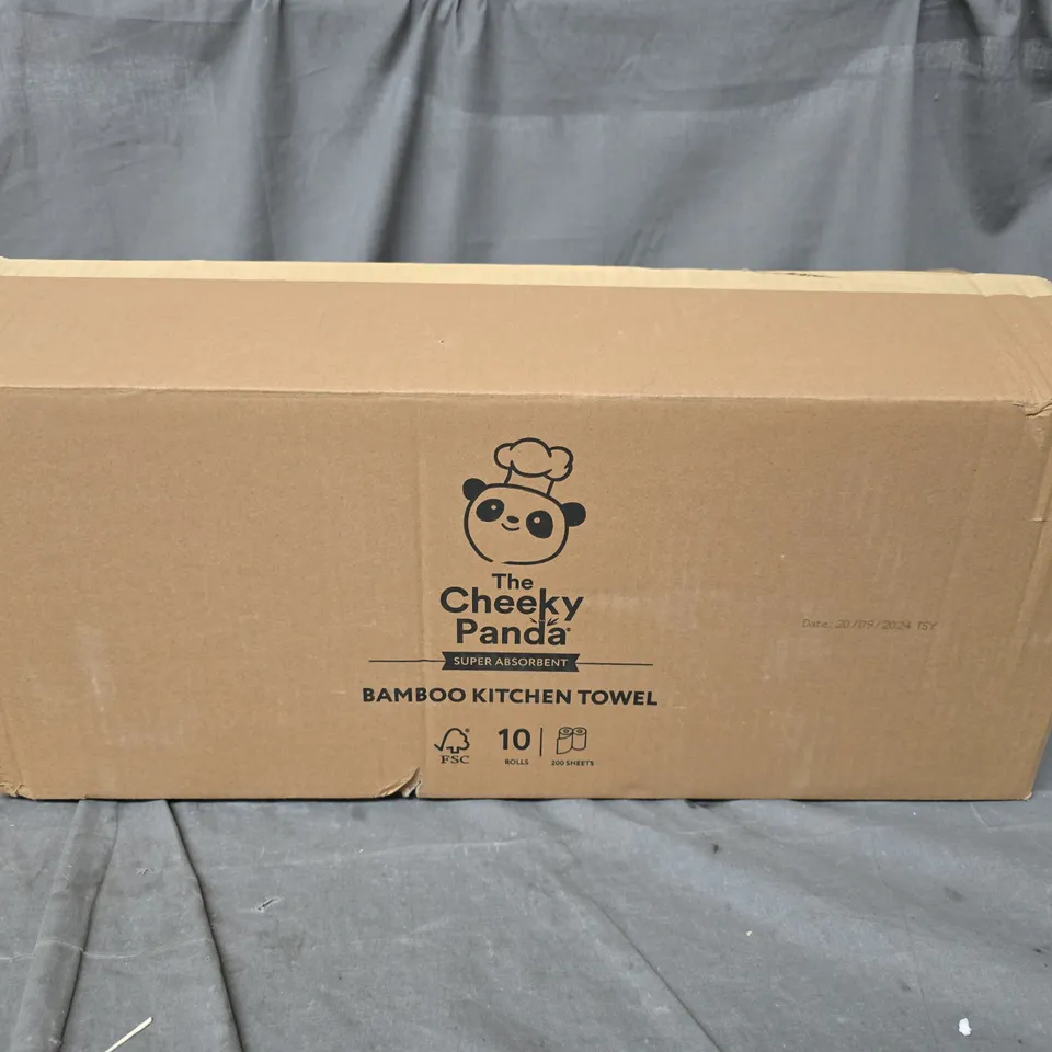 BOXED THE CHEEKY PANDA BOMBOO KITCHEN ROLLS (10 ROLLS)