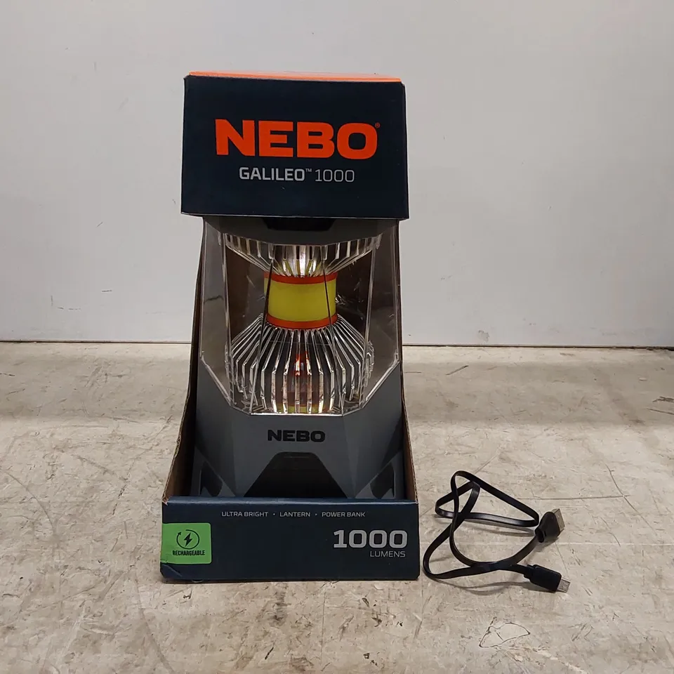 BOXED NEBO GALILEO ULTRA BRIGHT LANTERN/POWER BANK (1 BOX)