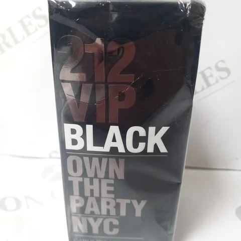 BOXED AND SEALED CAROLINA HERRERA 212 VIP BLACK OWN THE PARTY NYC 100ML EAU DE PARFUM FOR MEN