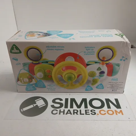 BABY STEERING WHEEL PLAYSET – COLOURFUL BOXED ACTIVITY CENTRE