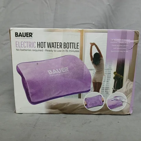BOXED BAUER ELECTRIC HOT WATER BOTTLE