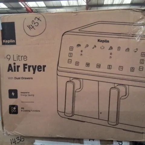 BOXED KEPLIN 9 LITRE AIR FRYER 