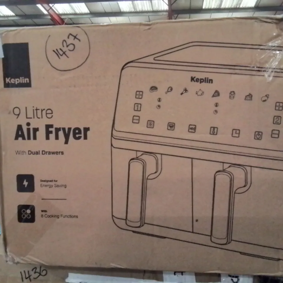 BOXED KEPLIN 9 LITRE AIR FRYER 