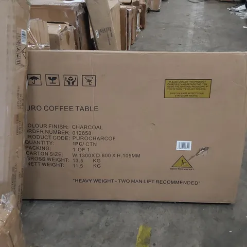 BOXED PURO COFFEE TABLE - CHARCOAL (1 BOX)