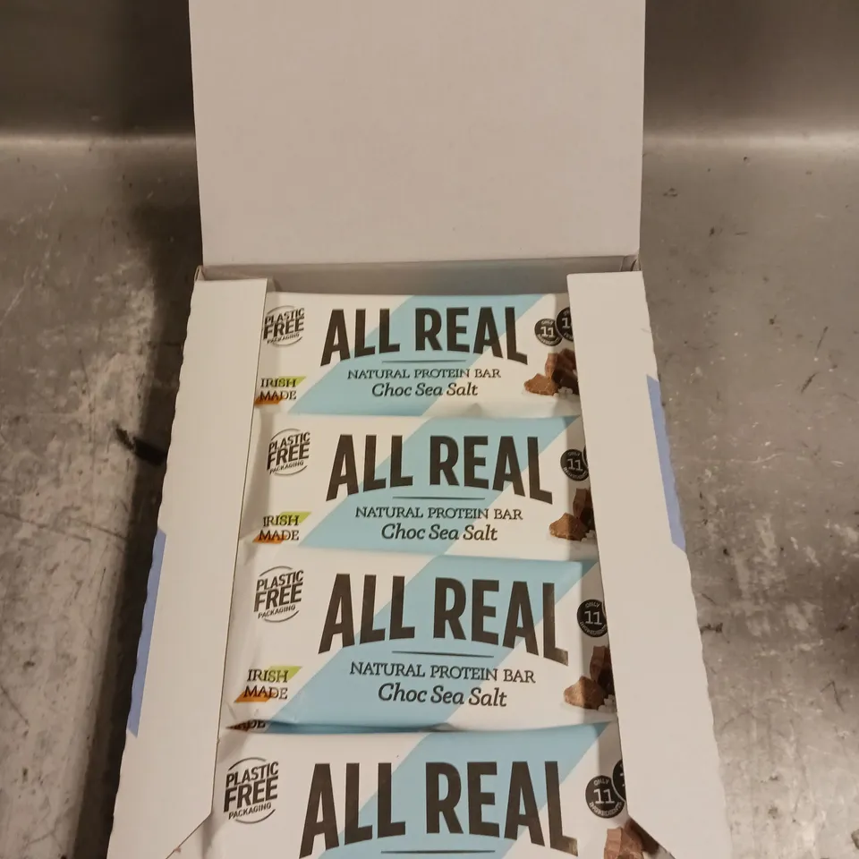 ALL REAL NATURAL PROTEIN BARS MULTIPACK - CHOC SEA SALT 