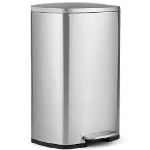 BOXED COSTWAY STAINLESS STEEL PEDAL BIN 50L