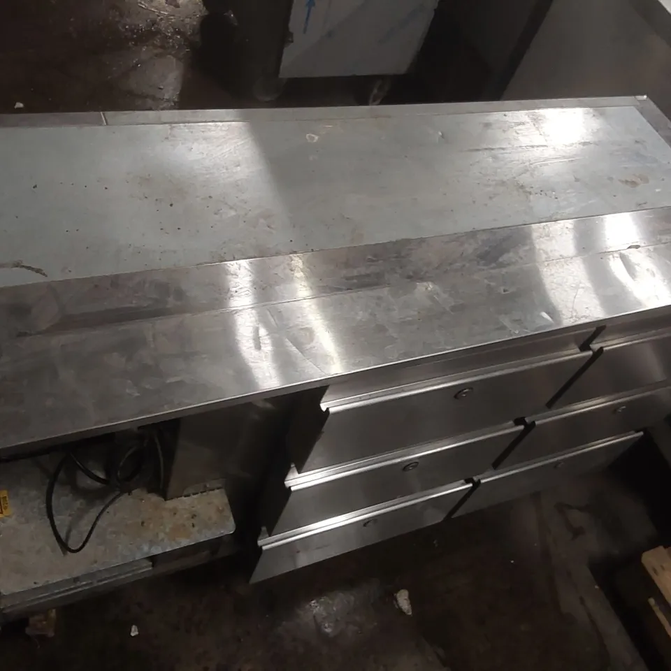 PRECISION MCU223 2 DOOR STAINLESS STEEL REFRIGERATED PREP COUNTER