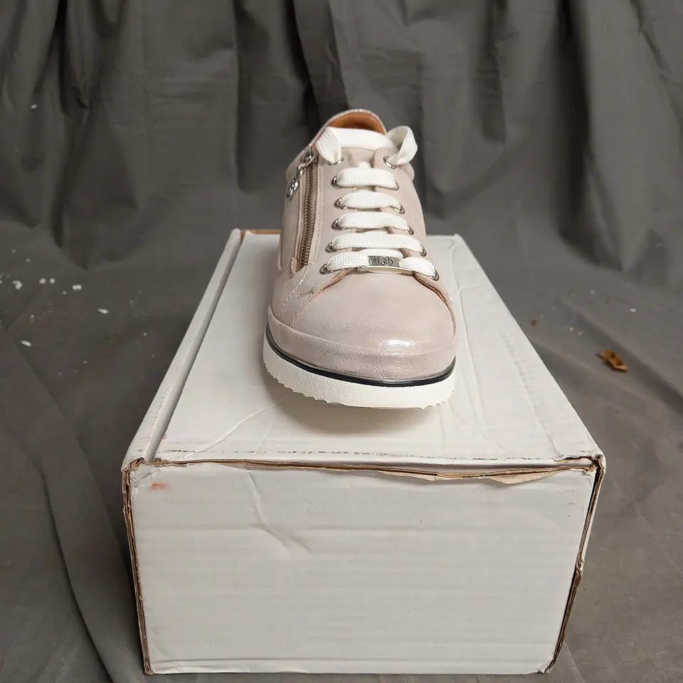 BOXED MODA IN PELLE ARIELA TRAINER SIZE 7 