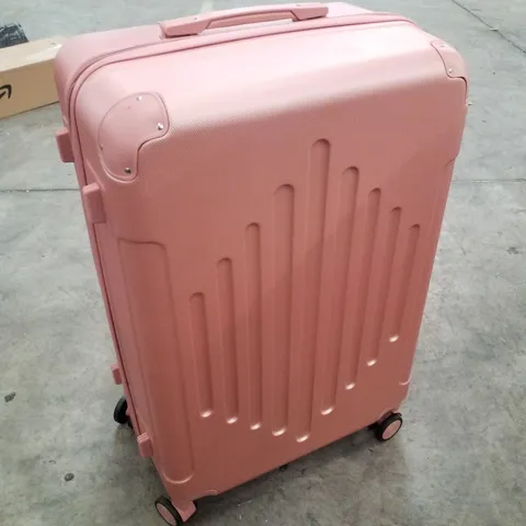 BOXED FCH HARD SHELL TRAVEL SUITCASES - PINK