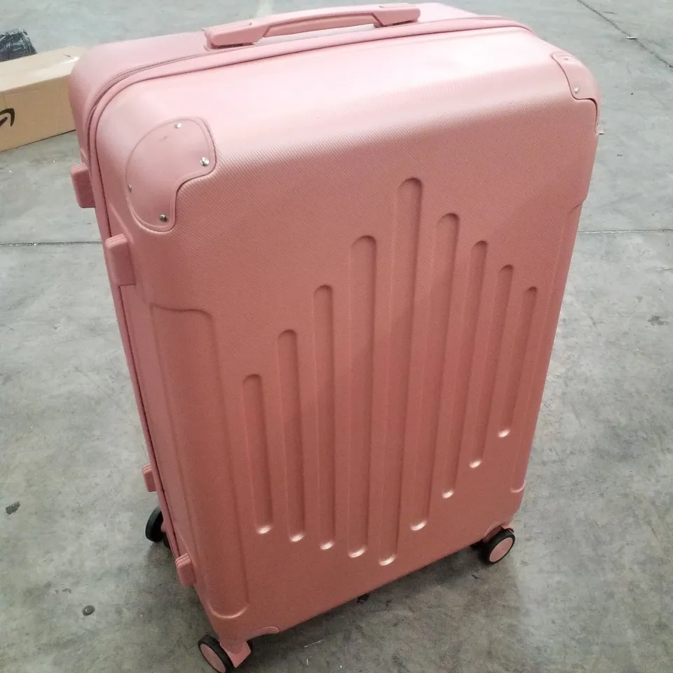 BOXED FCH HARD SHELL TRAVEL SUITCASES - PINK