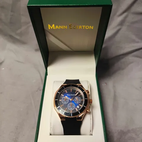MANN EGERTON ASTRO ROSE BLUE WATCH 