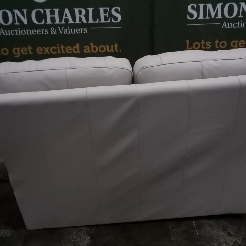DESIGNER G PLAN SEATTLE CAMBRIDGE CHALK 2 SEATER SOFA 