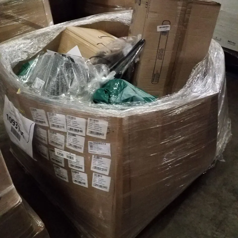 PALLET OF APPROXIMATELY 24 UNPROCESSED RAW RETURN HOUSEHOLD AND ELECTRICAL GOODS TO INCLUDE;