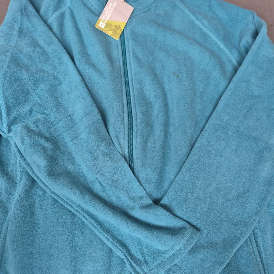 MOUNTAIN WAREHOUSE WOMEN'S RASO FLEECE IN TEAL SIZE UK 20