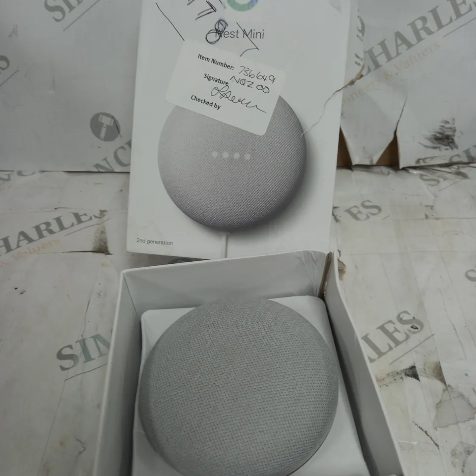 GOOGLE NEST MINI SMART SPEAKER 