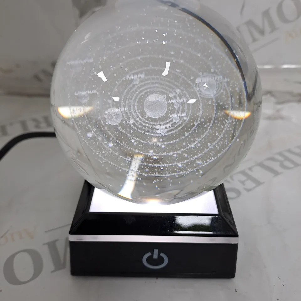 DECORATIVE SOLAR SYSTEM DESK LIGHT 
