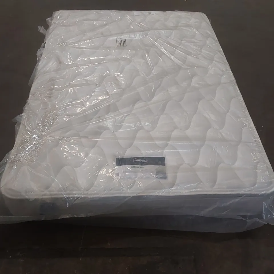 QUALITY BAGGED SILENTNIGHT PILLOW TOP 135CM DOUBLE MATTRESS