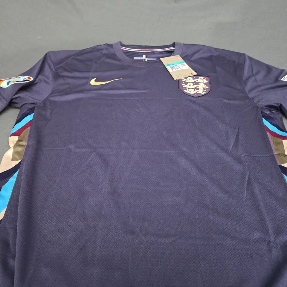 NIKE ENGLAND FOOTBALL SHIRT 2024 EUROS IN PURPLE - SIZE XL