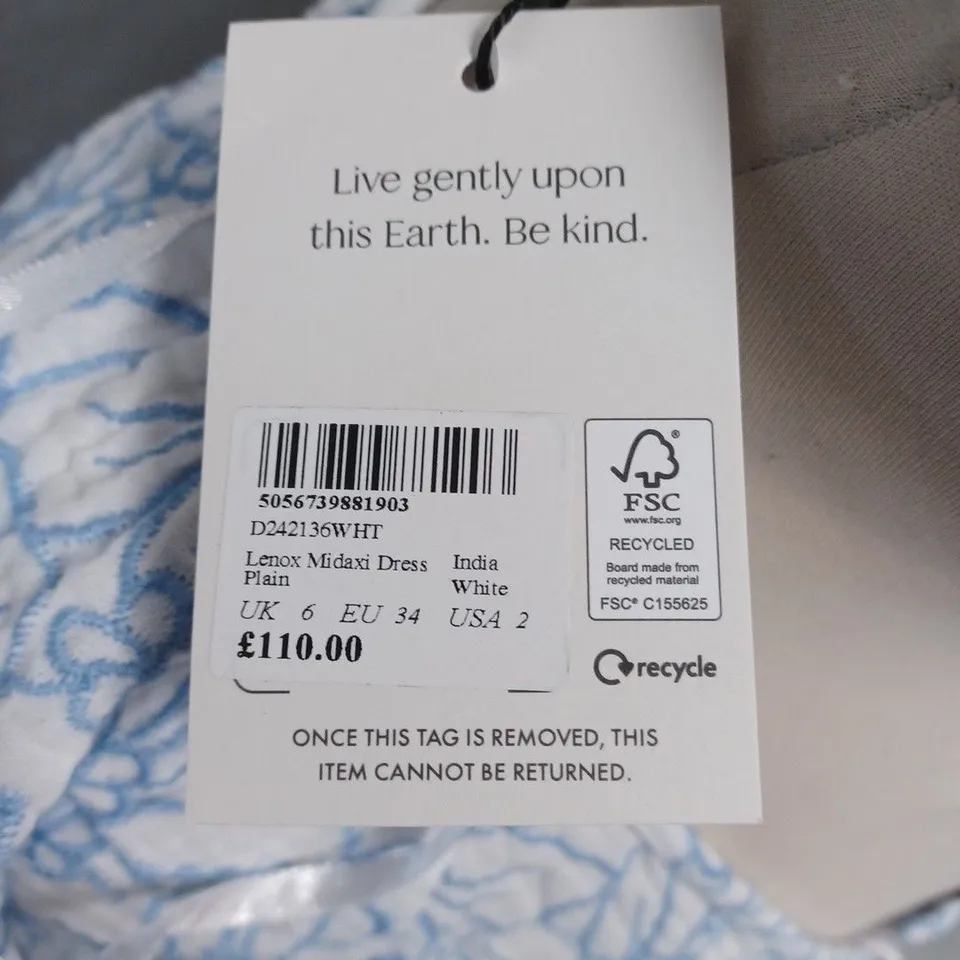 NOBODYS CHILD LENOX MIDAXI DRESS - UK 6