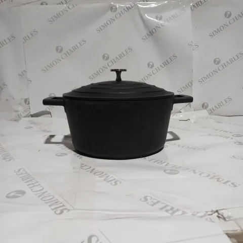 CAST IRON CROCK POT