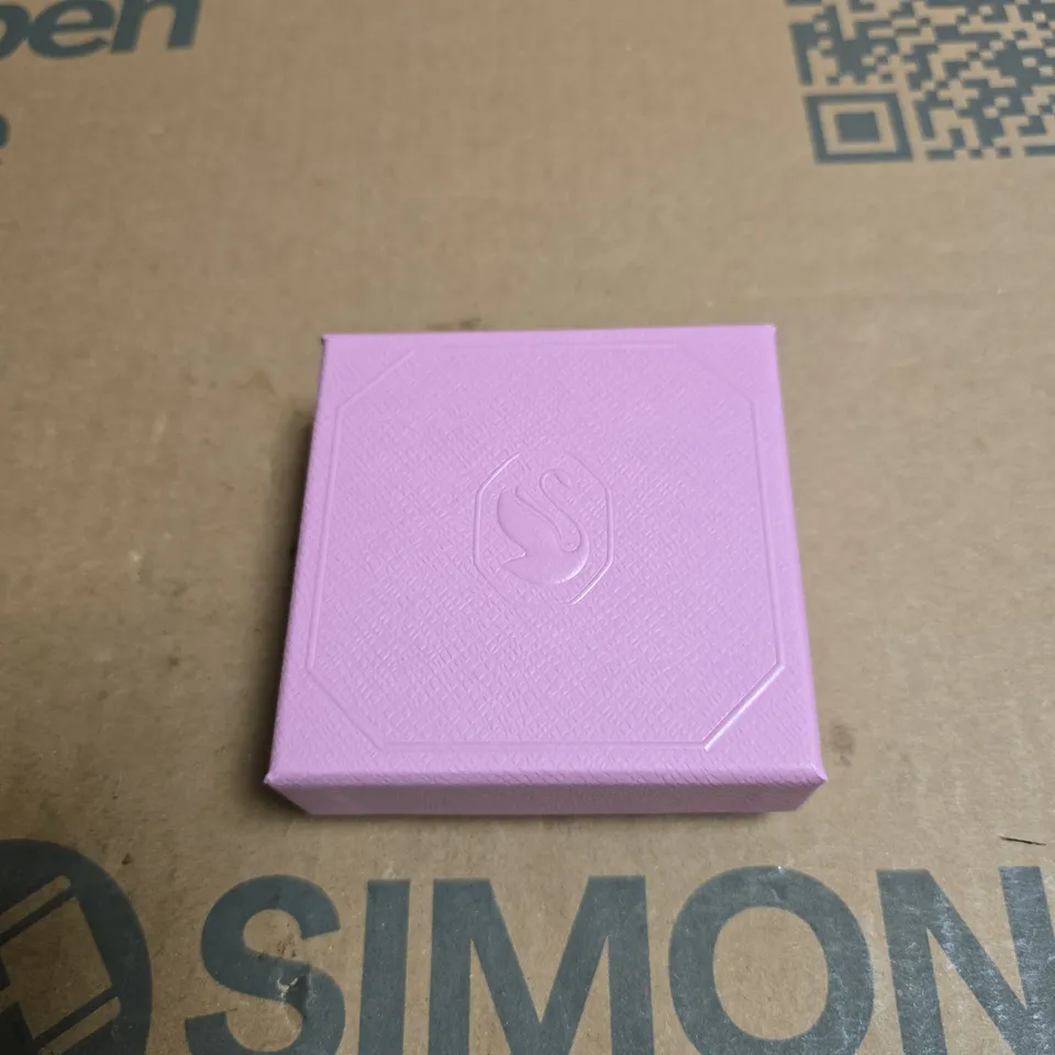 SWAROVSKI GOLD-TONE CRESCENT HOOP EARRINGS WITH PAVÉ ACCENTS