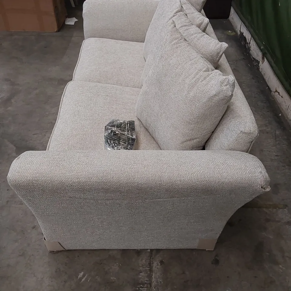 DESIGNER DURY CHUNKY WEAVE 3 SEATER SCATTERBACK SOFA 