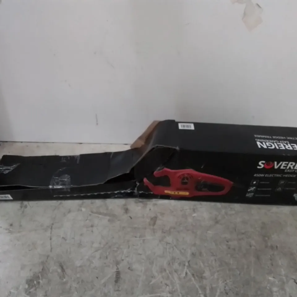 BOXED SOVEREIGN 450W ELECTRIC HEDGE TRIMMER