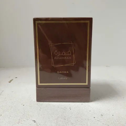 BOXED AND SEALED  KHAMRAH QAHWA LATTAFA 100ML