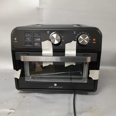 BOXED COOK'S ESSENTIAL 21-LITRE AIRFRYER OVEN IN BLACK