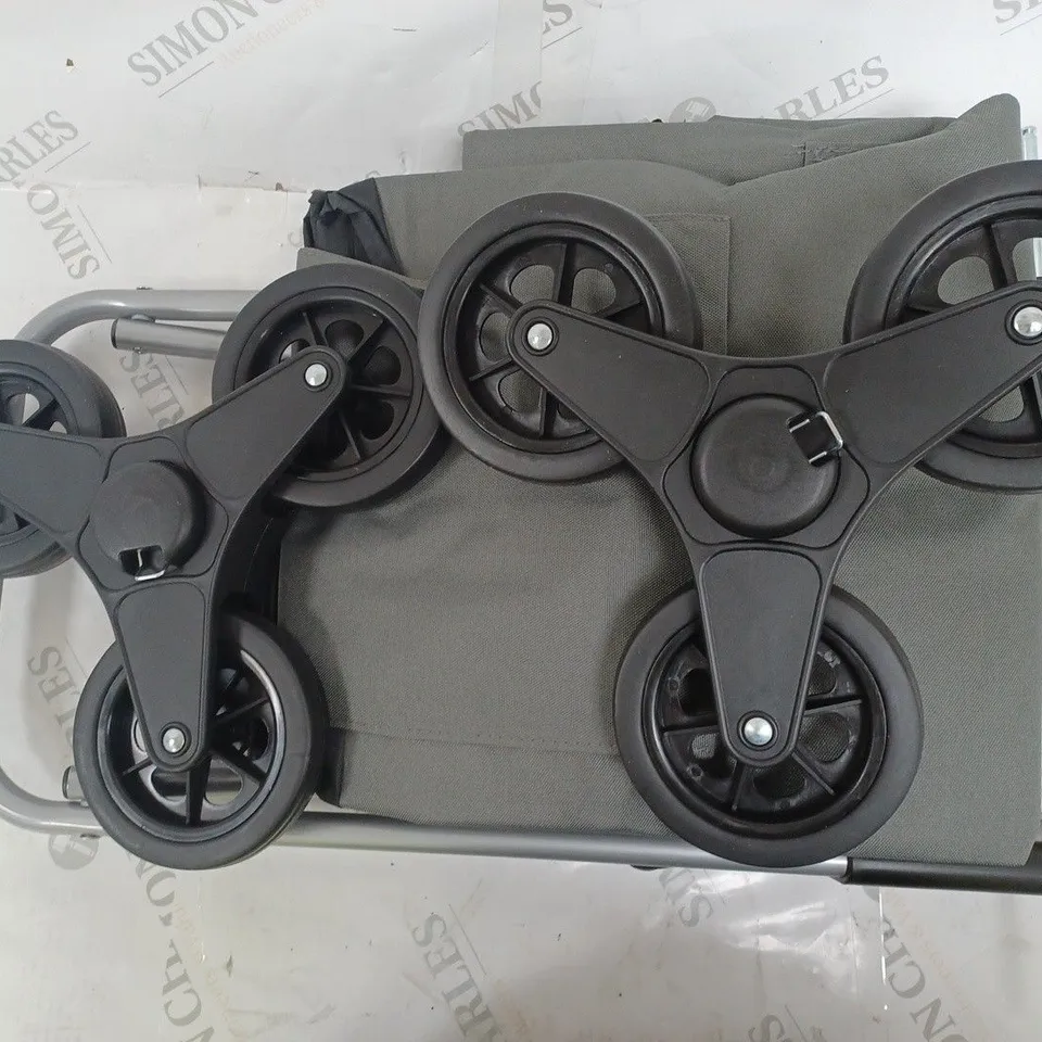 LOCK 'N LOCK INSULATED SHOPPING TROLLEY CART IN GREY 