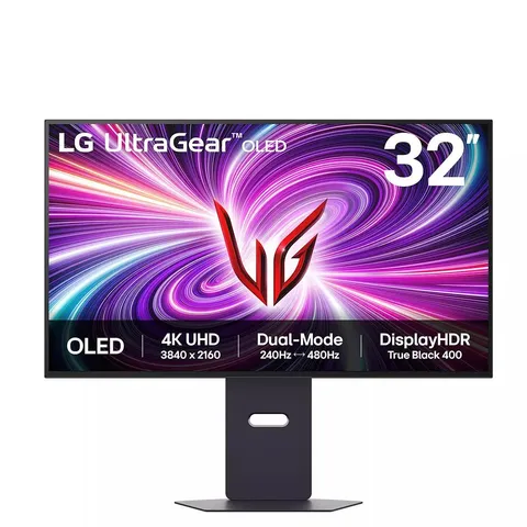 BOXED LG ULTRAGEAR DUAL MODE - 32" - OLED 4K UHD - GAMING MONITOR