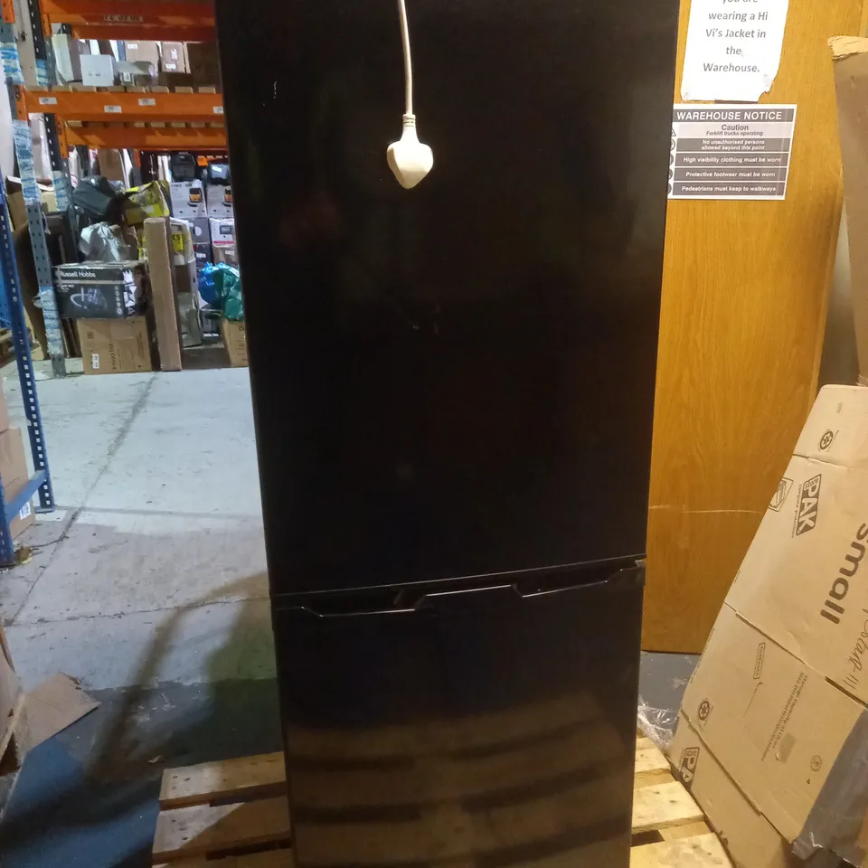 RUSSELL HOBBS LOW FROST FRIDGE FREEZER, 113L FRIDGE, 61L FREEZER - BLACK (50CM WIDE, 145CM HIGH) COLLECTION ONLY